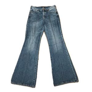 Express Blue Flare & Wide Leg Jeans